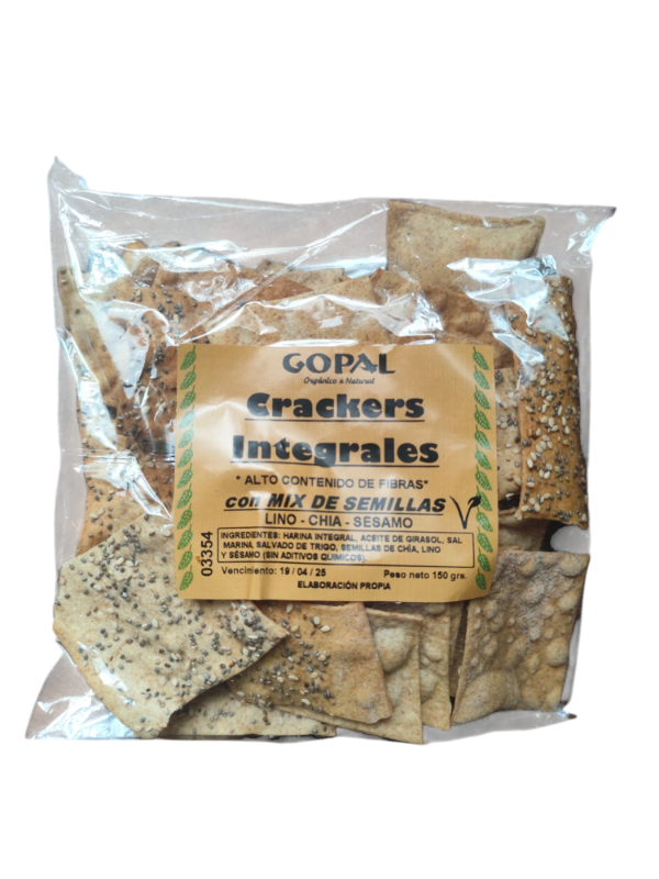 Producto - Crackers Integrales 150gr