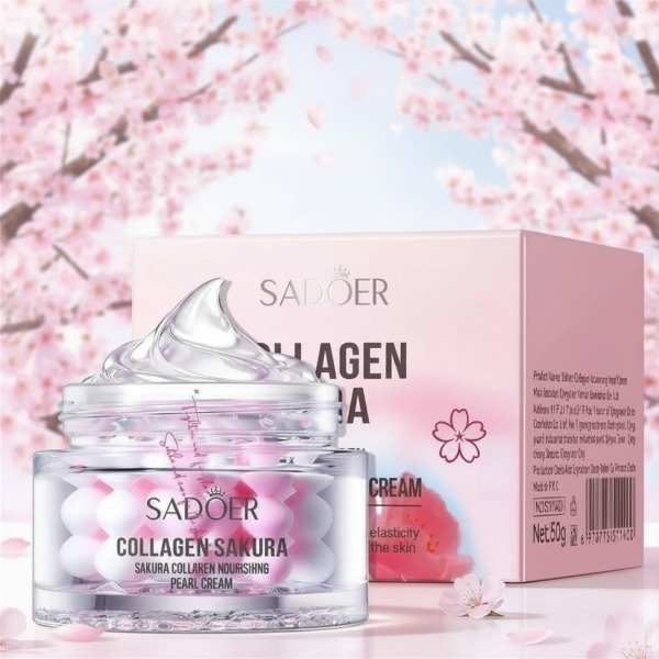 Producto - Crema facial SAKURA colágeno en perlas