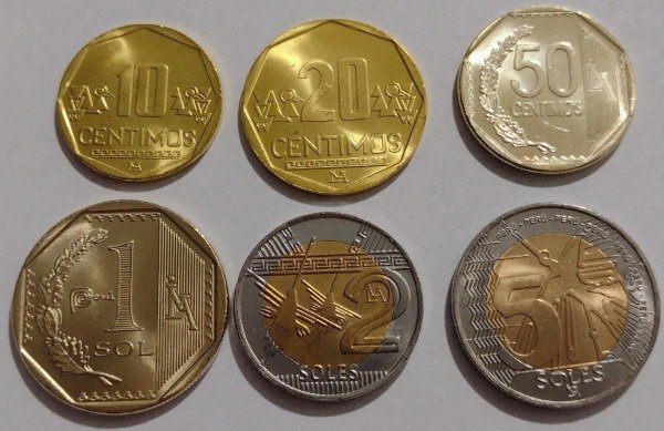 Producto - Perú lote de 6 monedas UNC 2021-2024