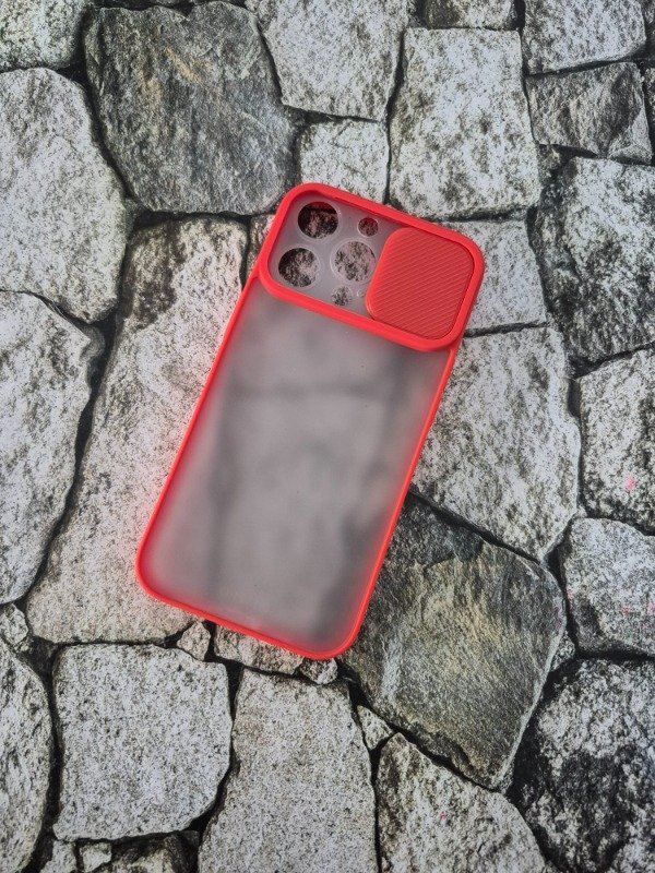 Producto - Funda bumper cubrecamara Iphone 13 Pro roja