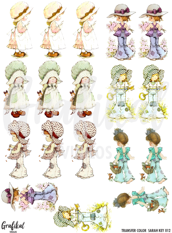 Producto - Transfer Color Sarah Key 012