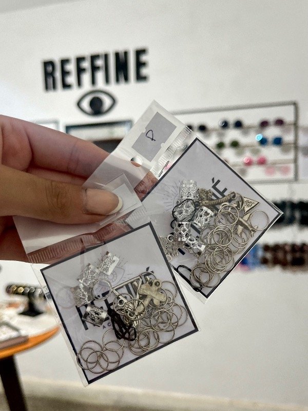 Producto - Argollas para trenzas + cuff + dijes