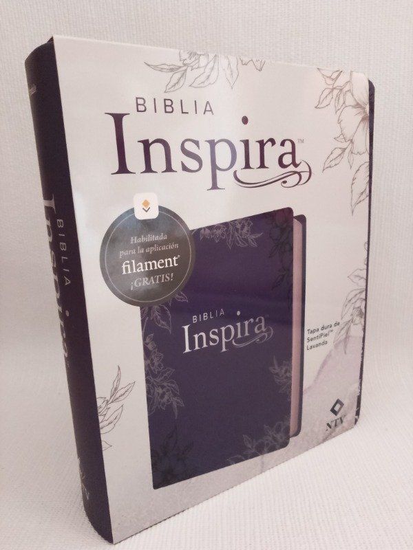 Producto - BIBLIA NTV  INSPIRA  TAPA DURA PURPURA