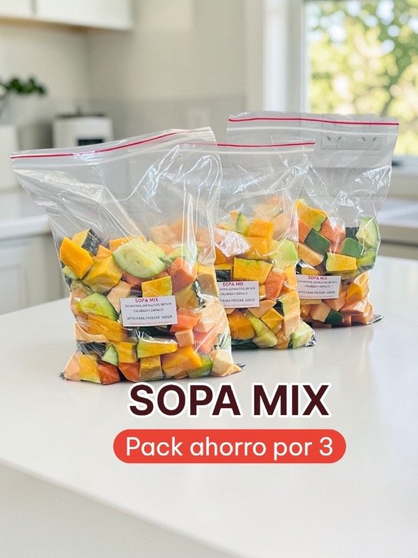 Producto - PACK AHORRO SOPA MIX X 3 (500gr cada una)