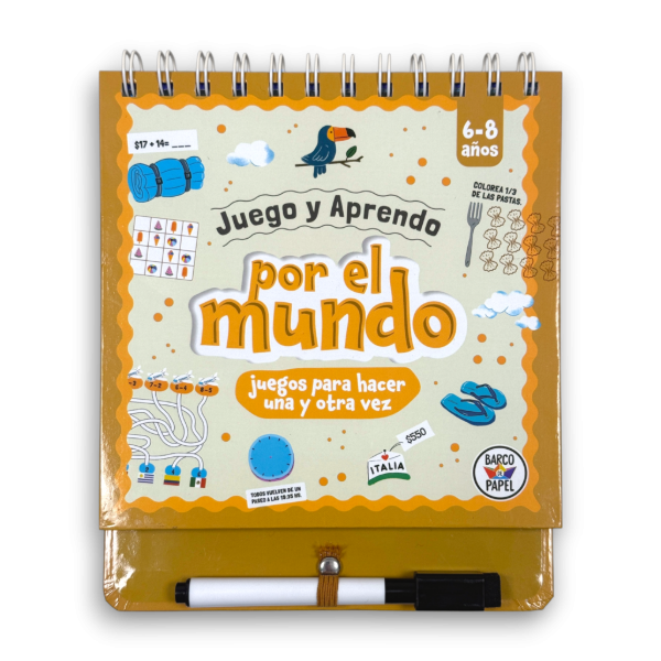 Producto - Por el mundo 6-8 años juego y aprendo - BDP