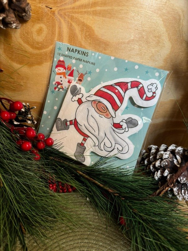 Producto - Servilletas x 12 Papa Noel Happy (Efectivo: 7.920)