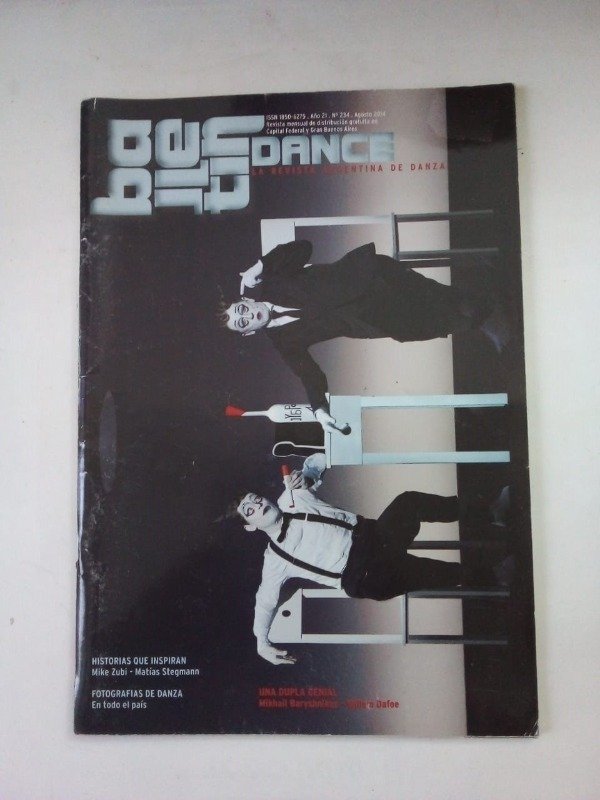 Producto - Balletín dance #234 - Agosto 2014 - Zubi Stegmann Dafoe Baryshnikov