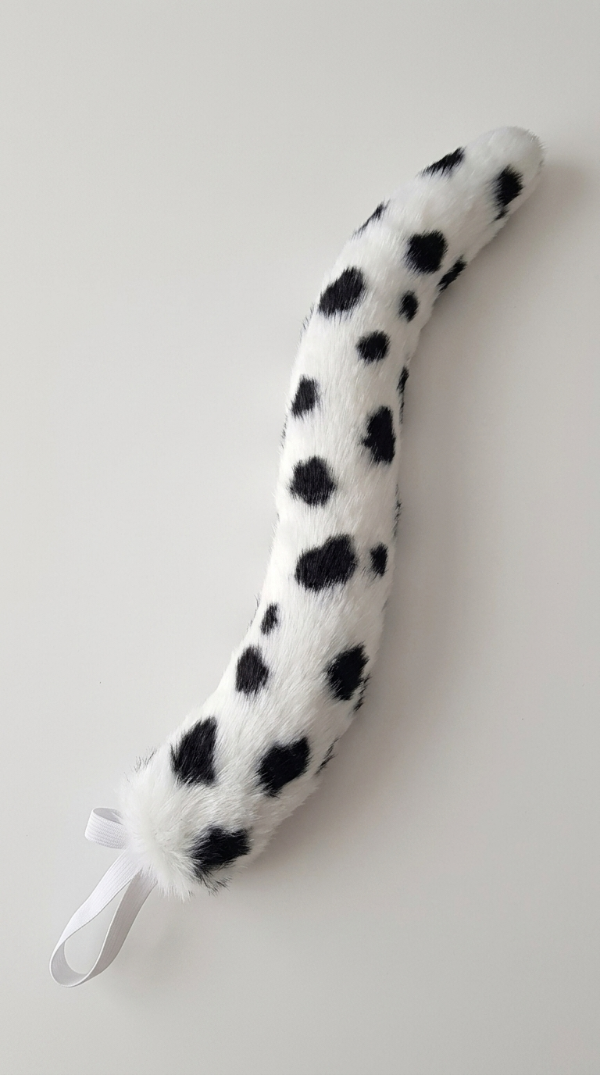 Producto - Disfraz de perro Dálmata peluche cola de 40 cm - 1