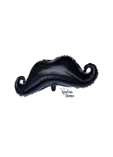 Producto - Globo Bigote Negro 14"