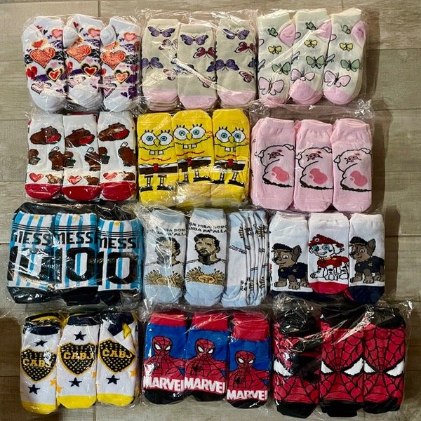 Producto - Docena surtida de soquetes premium niños