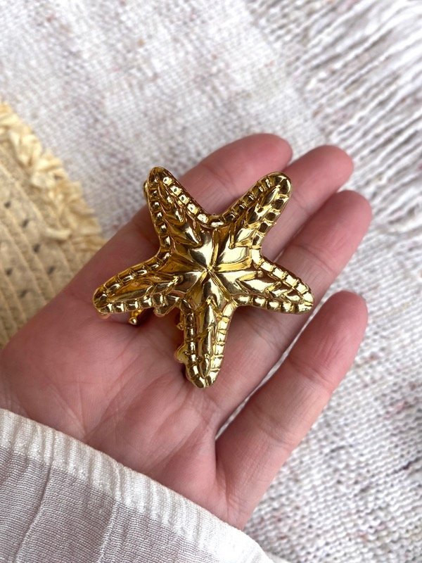 Producto - Broche Estrella de Mar dorado