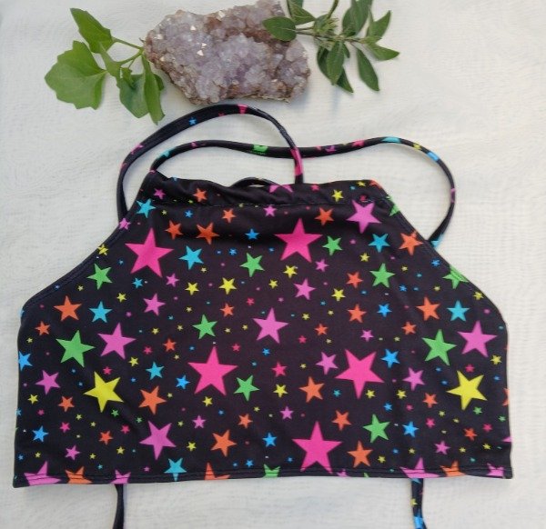 Producto - Top atar estrellas multicolores