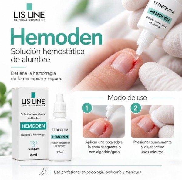 Producto - Hemostatico Solución Hemoden - Detiene la hemorragia LisLine - 2