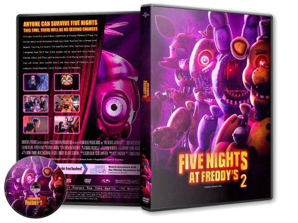 Producto - Five Nights at Freddys 2 (2025) Dvd Latino/ingles Subt Esp