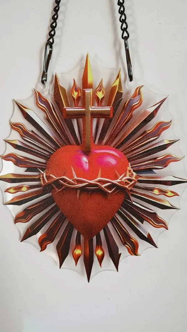 Producto - Colgante Sagrado Corazón de Jesús impresión 2D