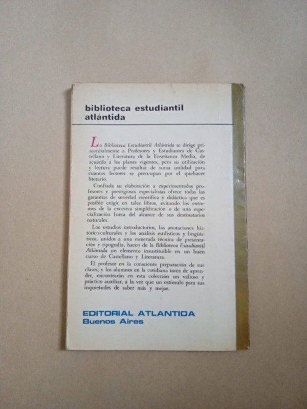 Producto - La vida de Lazarillo de Tormes - Anónimos - Atlántida 1977 - 1