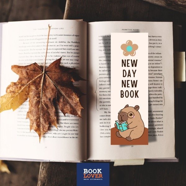 Producto - Señalador New day, new book