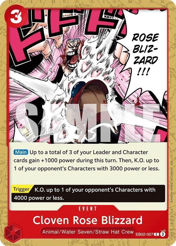 Producto - Cloven Rose Blizzard EB02-007