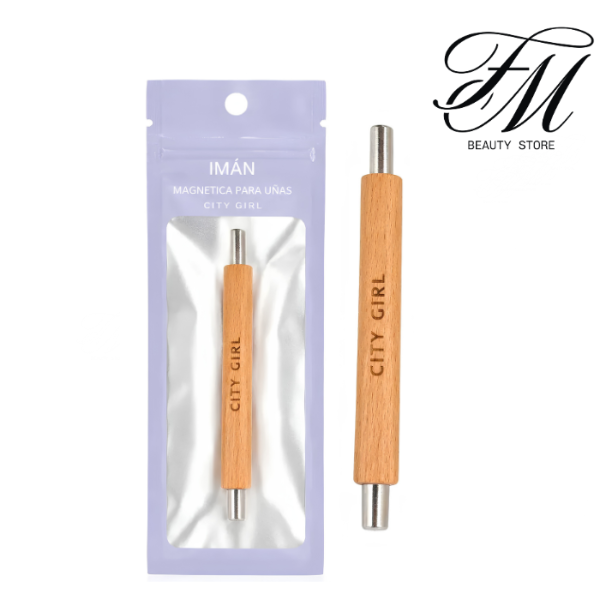 Producto - CITY GIRL IMAN DOBLE PUNTA MADERA
