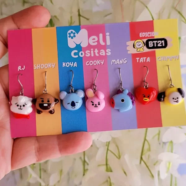 Producto - Set aritos BTS
