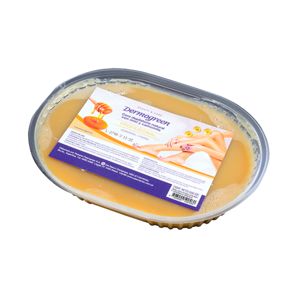 Producto - DERMOGREEN CERA DEPILATORIA MIEL 800G BANDEJA
