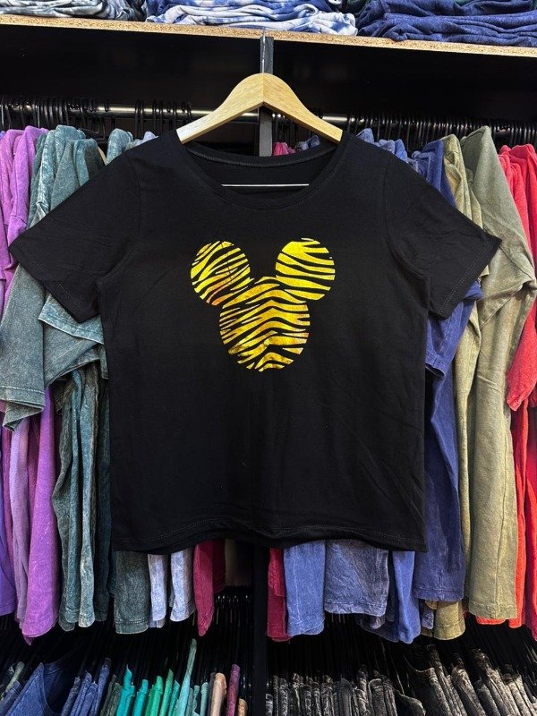 Remera con foil Mickey