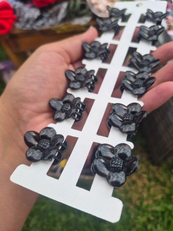 Producto - BROCHES MINI FLORES tira x 12