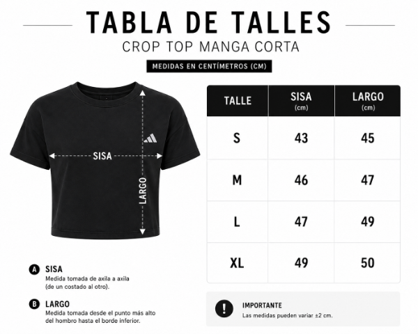 Producto - Remera Crop Top Lycra - 3