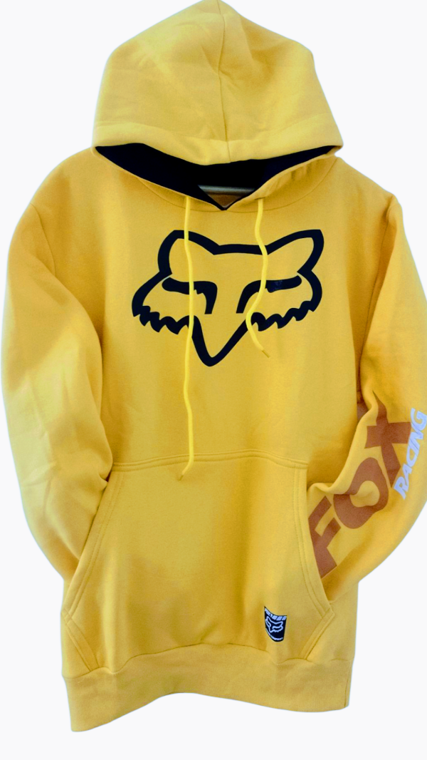 Producto - HOODIE  FOX RACING PREMIUM FLEECE YELLOW