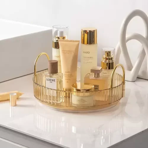 Producto - Organizador De Maquillaje De Acrílico Giratorio 23cm