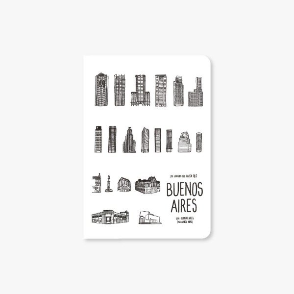 Producto - Libreta A5 - EDIFICIOS Buenos Aires