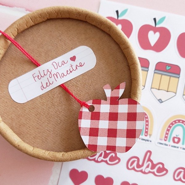Producto - Mini tags formita manzana x 24 u