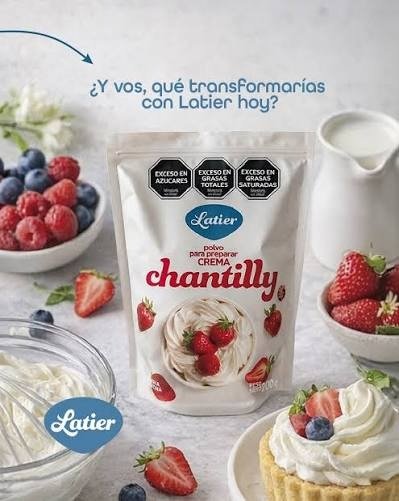 Producto - CHANTILLY EN POLVO X 200GR LATIERS