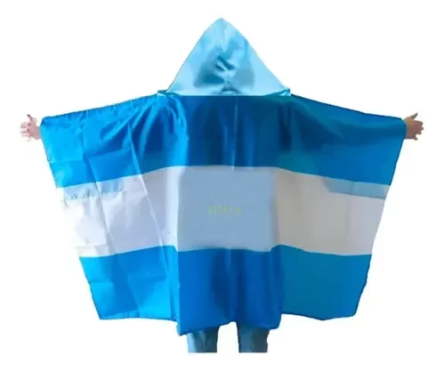 Producto - BANDERA CAPA ARGENTINA CON CAPUCHA CBAND001 "MUNDIAL"