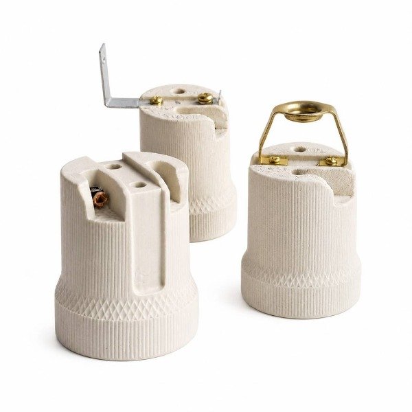 Producto - Portalámparas Cerámico E27 - 0