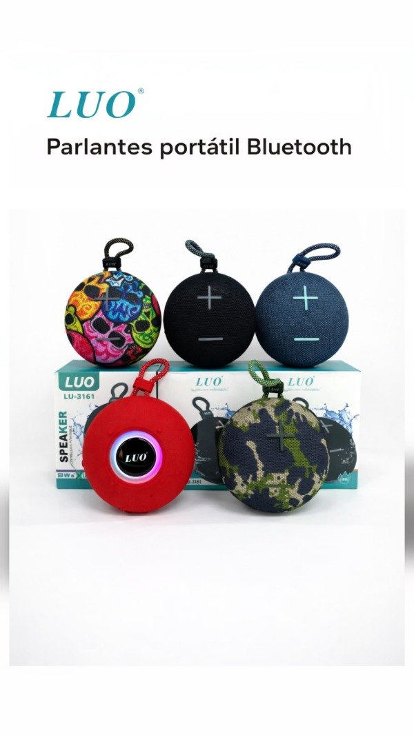 Producto - Parlantes portátil bluetooth 3161