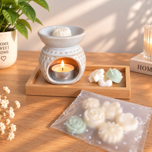 Producto - Combo Bienestar - Hornito + Vela de noche + wax melts - 10