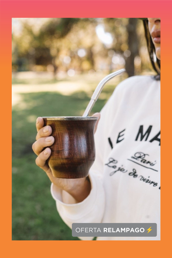 Producto - MATE CAMIONERO DE ALGARROBO ENCERADO