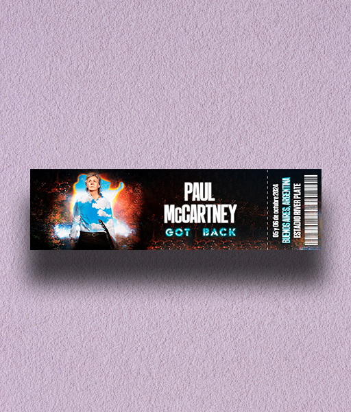 Producto - ENTRADA PAUL MCCARTNEY