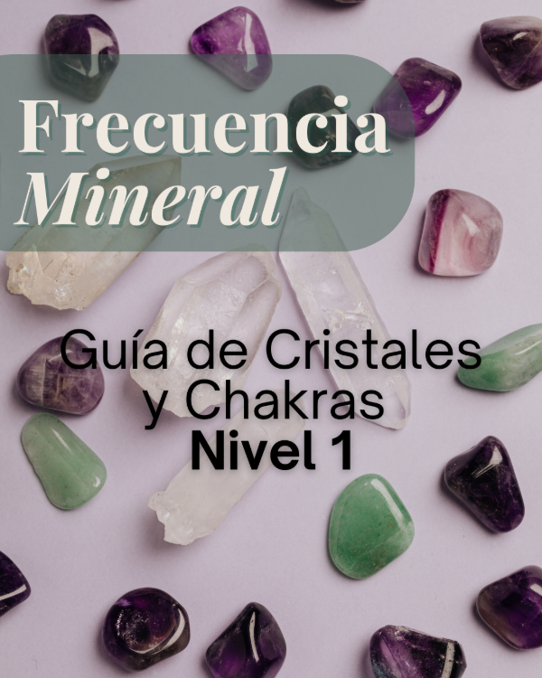 Producto - Los cristales y sus propiedades energéticas desde los chakras Nivel 1