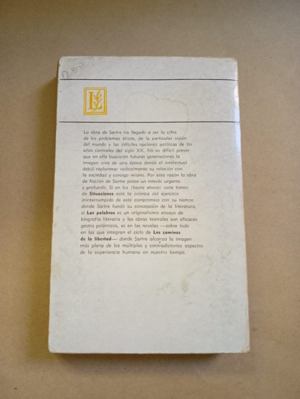 Producto - Los caminos de la libertas #2 El aplazamiento- Jean-Paul Sartre Losada 1971 - 1