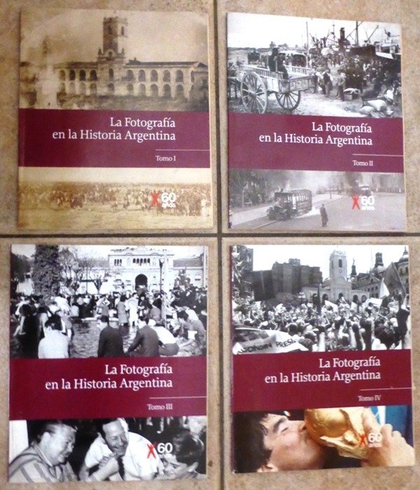 Producto - La Fotografia En La Historia Argentina - 4 Tomos - Clarin - 2005 - 0