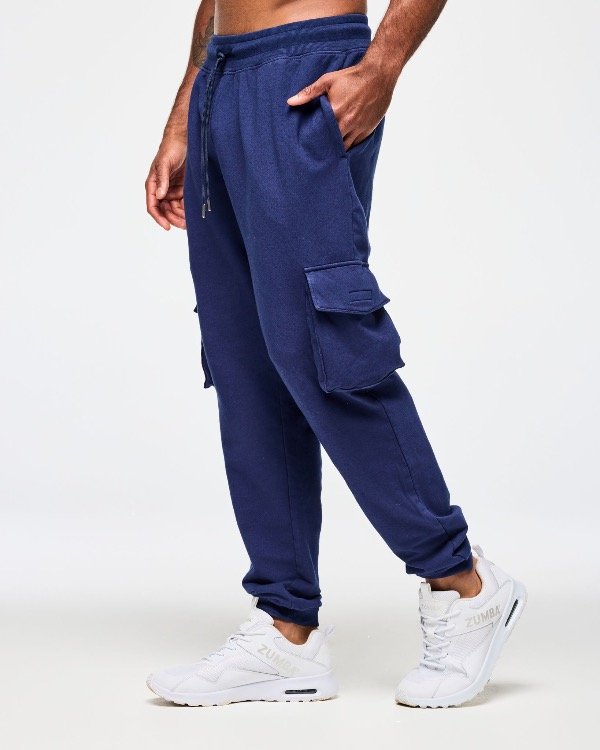 Producto - Blue Jean Men's Knit Denim Cargo Pants - 2