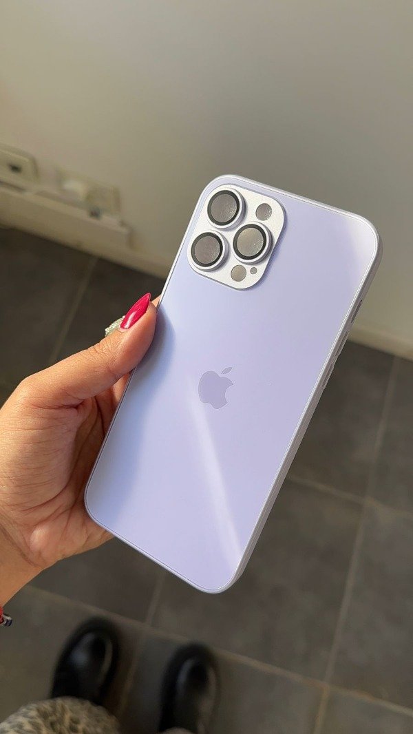 Producto - GLASS CASE Lila (Iphone 13 Pro Max)