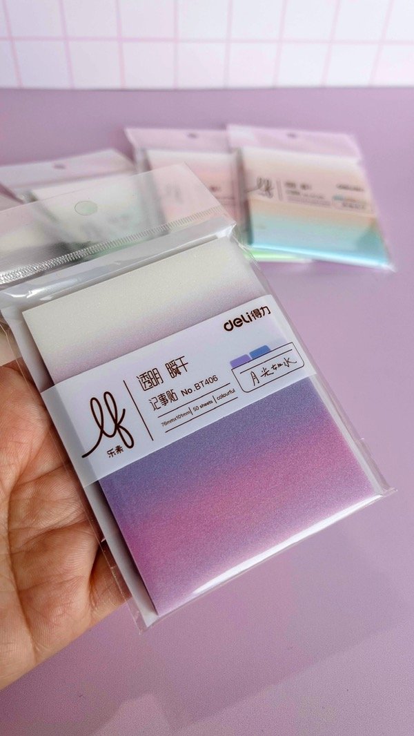 Producto - Notitas adhesivas glitter degradé - 4