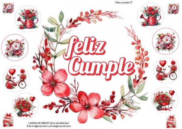 Producto - LAMINA FELIZ CUMPLE 17