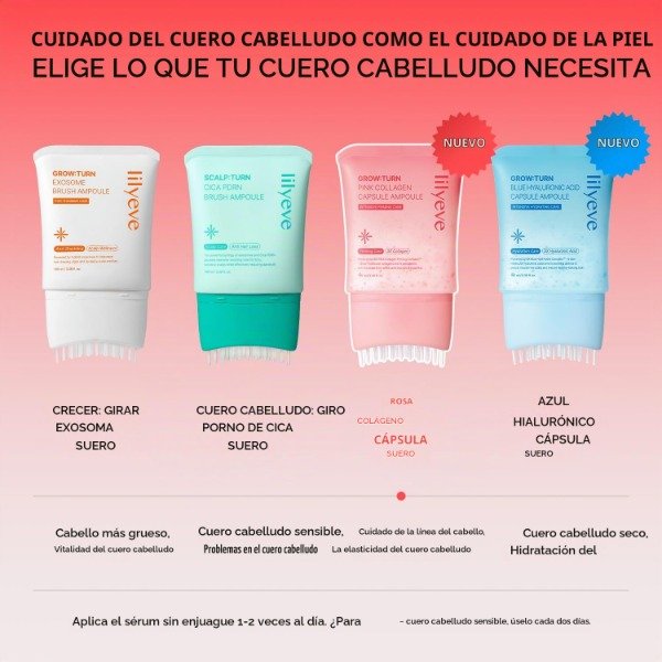 Producto - LILYEVE Grow Turn Pink Collagen Capsule Ampoule 100ml - 7