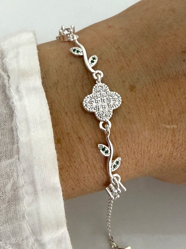 Producto - PB1494 Pulsera con cubic y micropave 16 + 4 cm