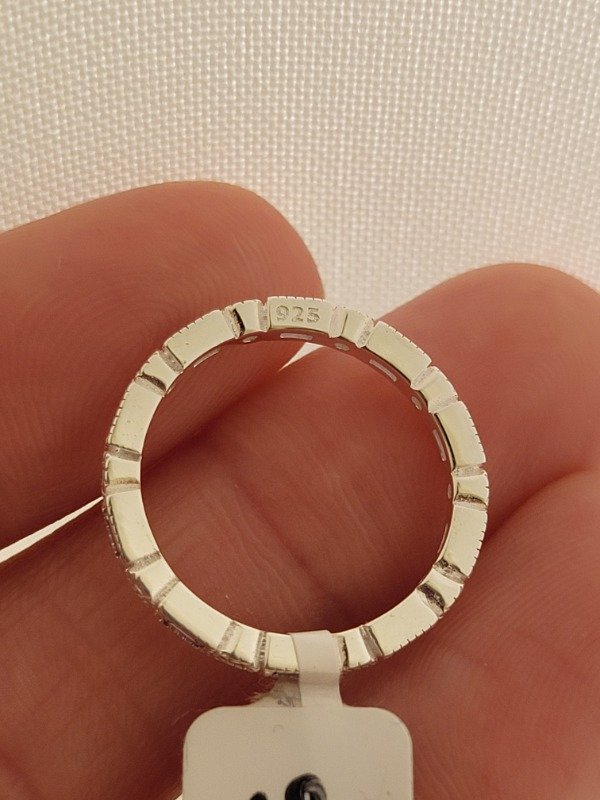 Producto - Anillo lila con cúbic Plata 925 t. 16 - 2