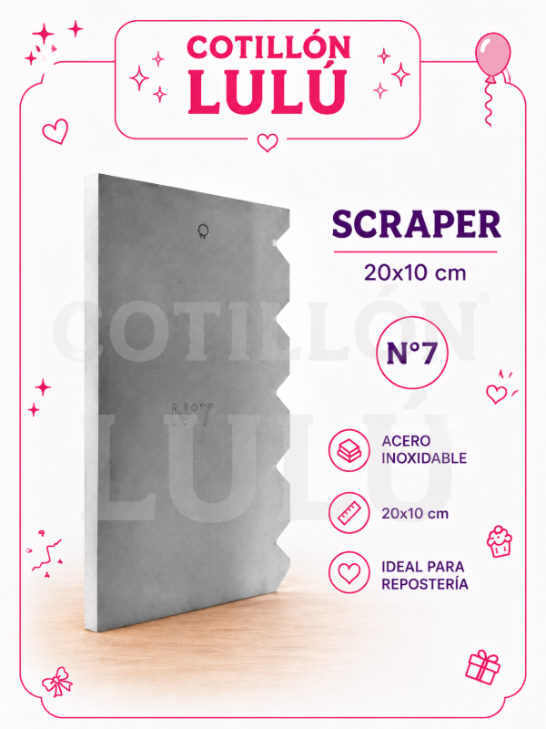 Producto - SCRAPER N7 20x10cm COOPER